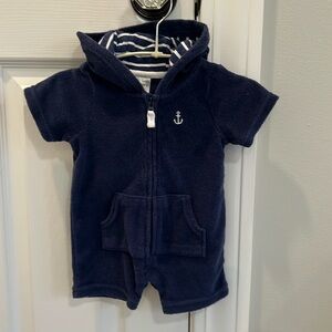 Carter’s Terry Cloth Nautical Onesie 🚭
